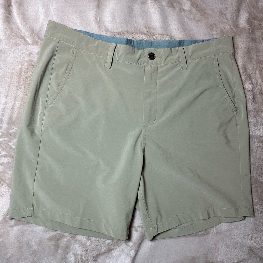 Free Fly Apparel Men's Light Green Shorts